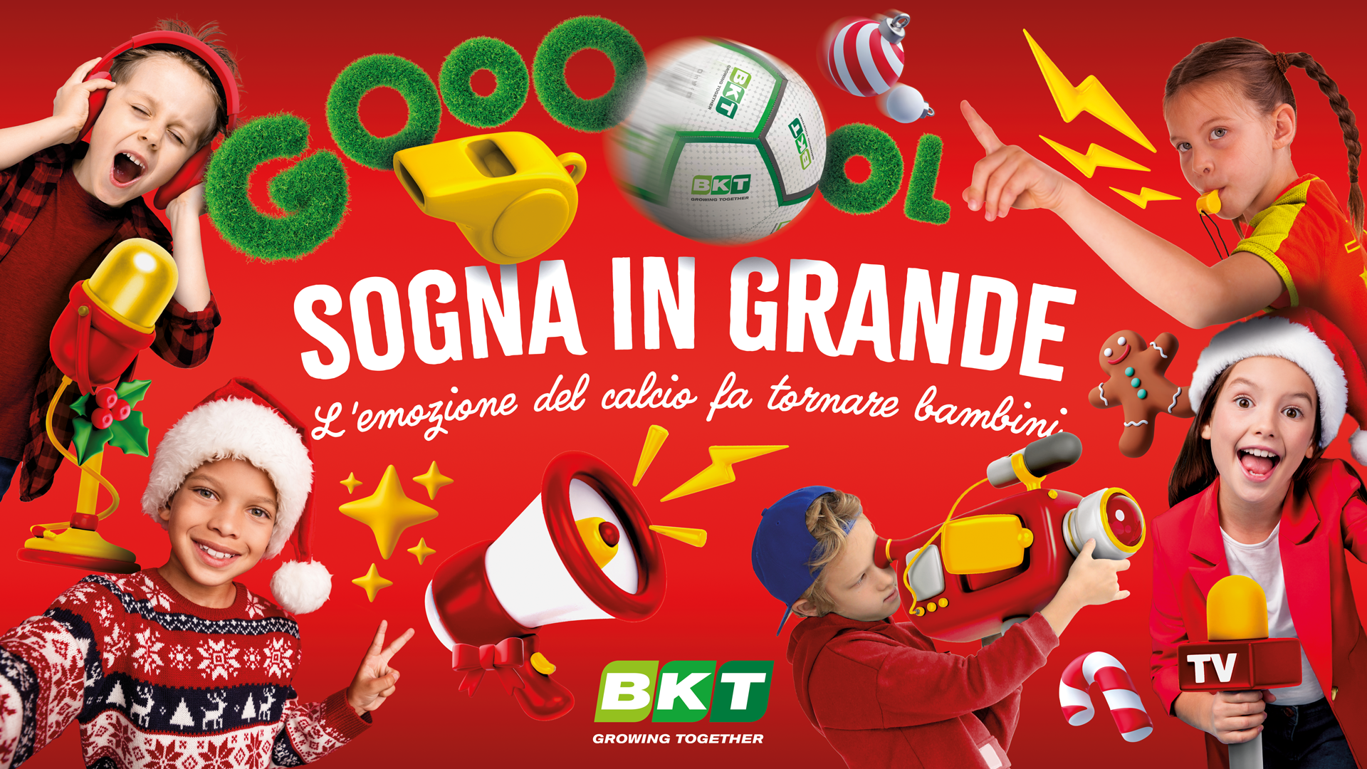 A NATALE SI "SOGNA IN GRANDE": BKT ACCENDE I SOGNI DEI PIÙ PICCOLI A CESENA 1