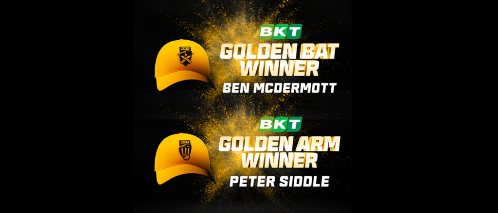 The BKT Golden Caps extol the BBL. Caps off to them! 1